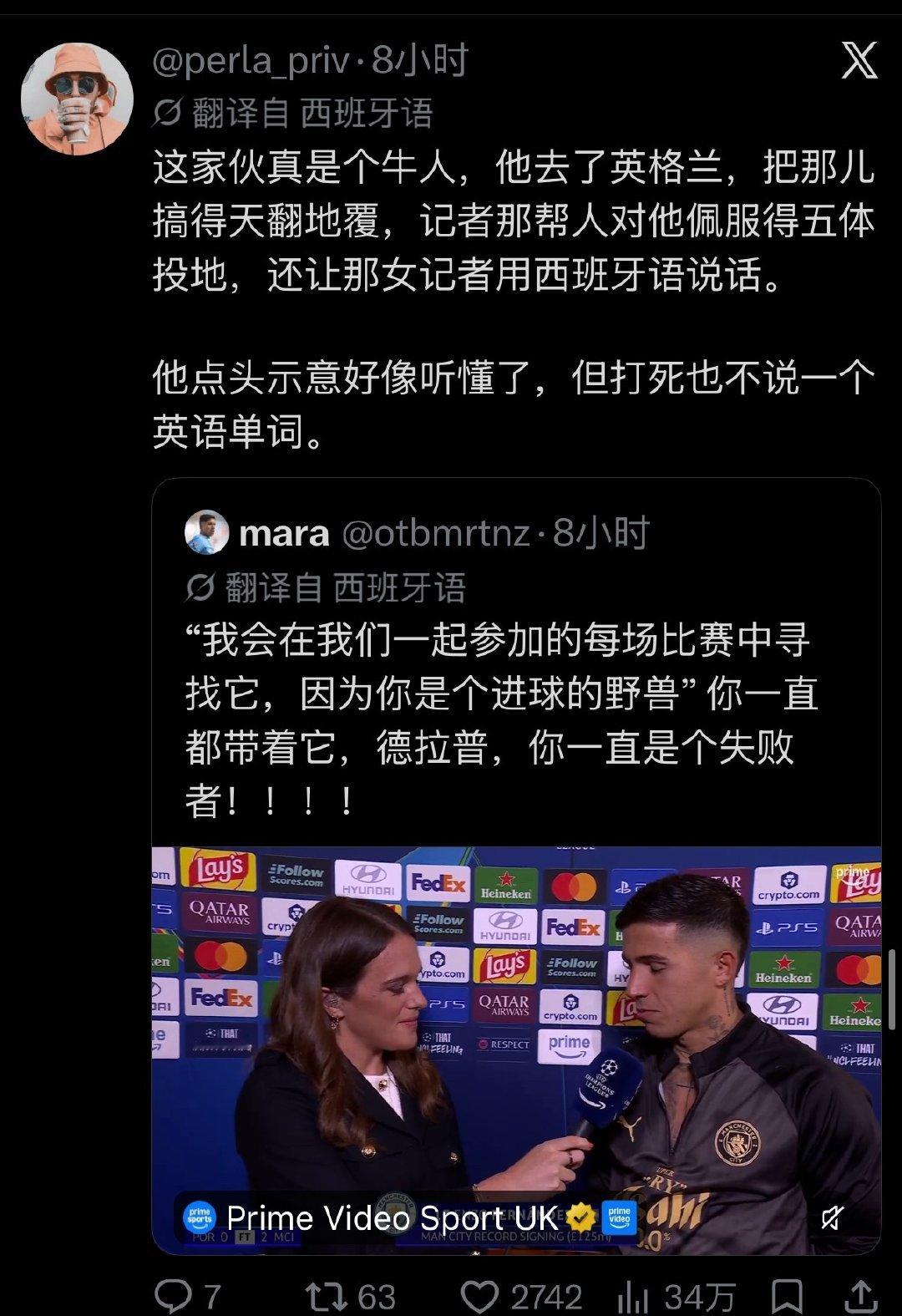谁给恩佐舞的人设这么带感🦹 ​