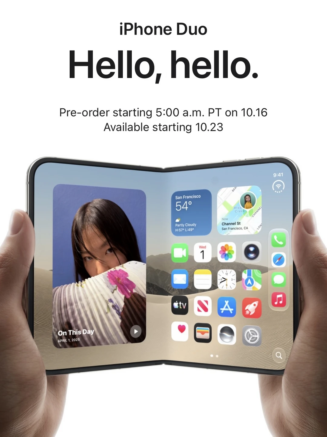 首发！iPhone折叠屏来了！