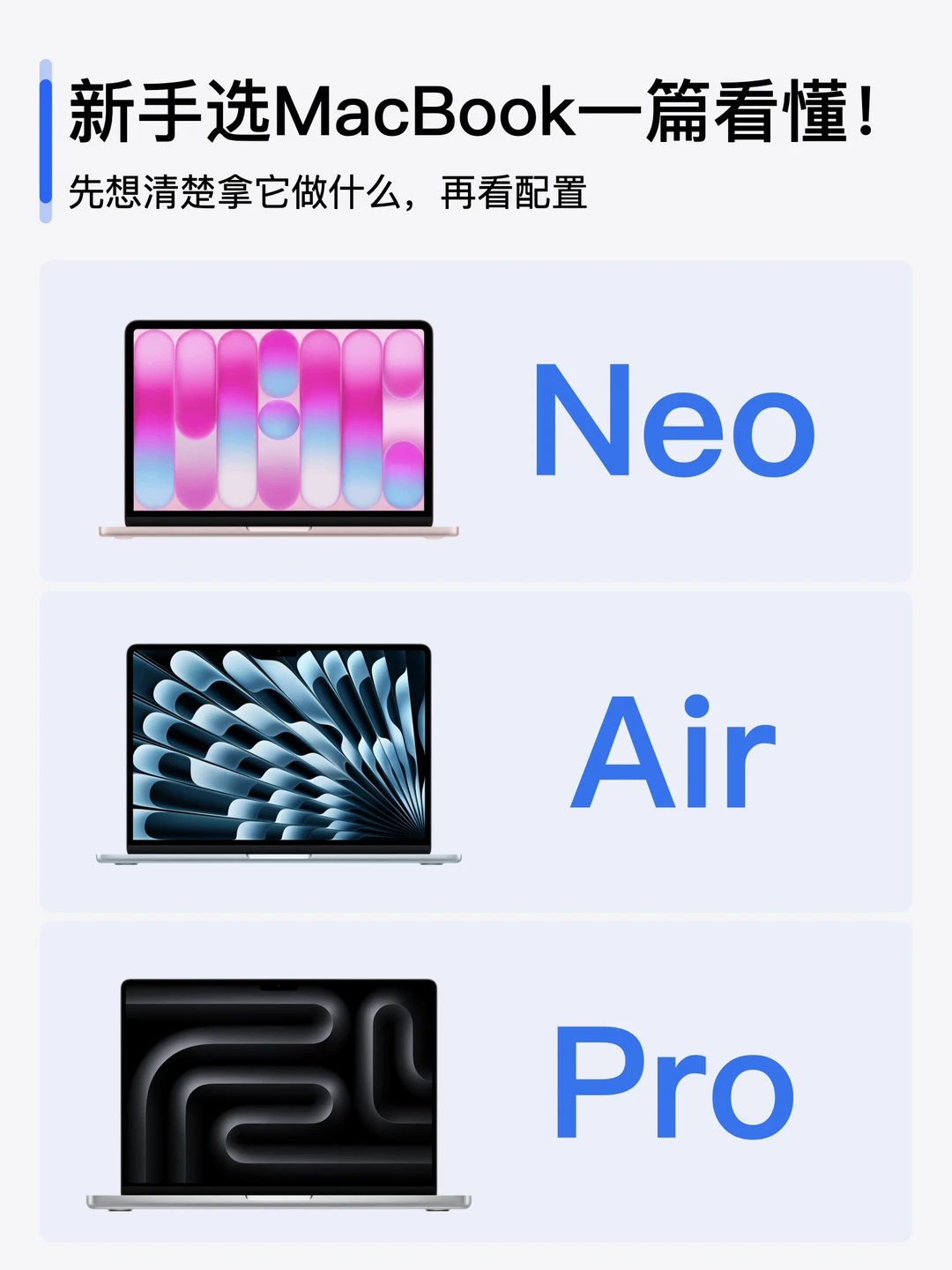 第1次选MacBook思路指南~轻松搞懂✌🏻