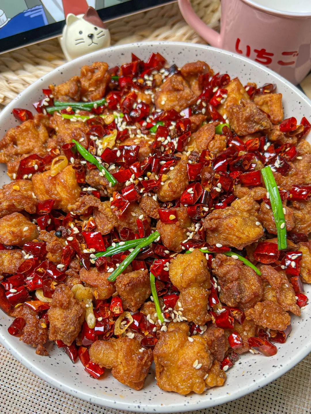 牛啊...有这辣子大鸡块谁还下馆子啊！！