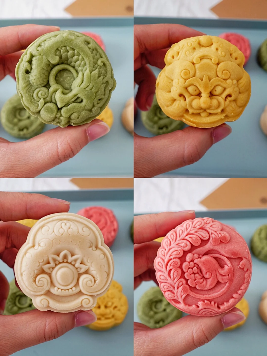 今年中秋不可错过的网红桃山月饼‼️颜值爆表