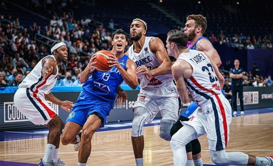 2021东京奥运会法国🇫🇷84：75意大利🇮🇹 2022欧洲男...