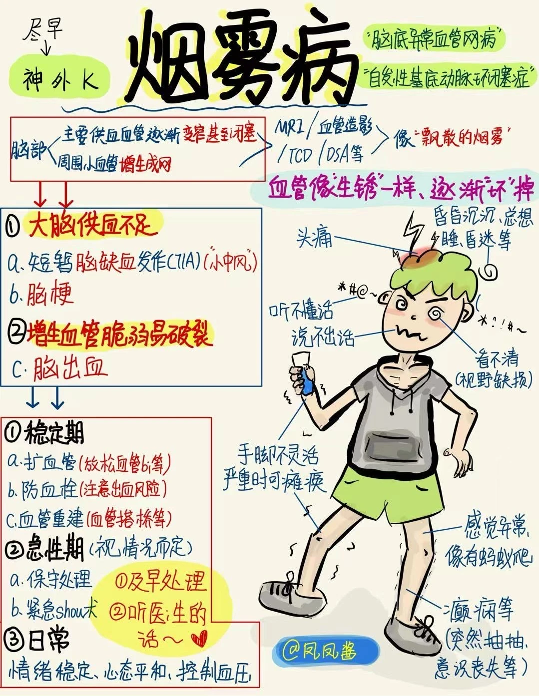 📖医学生笔记|烟雾病 建议点赞收藏