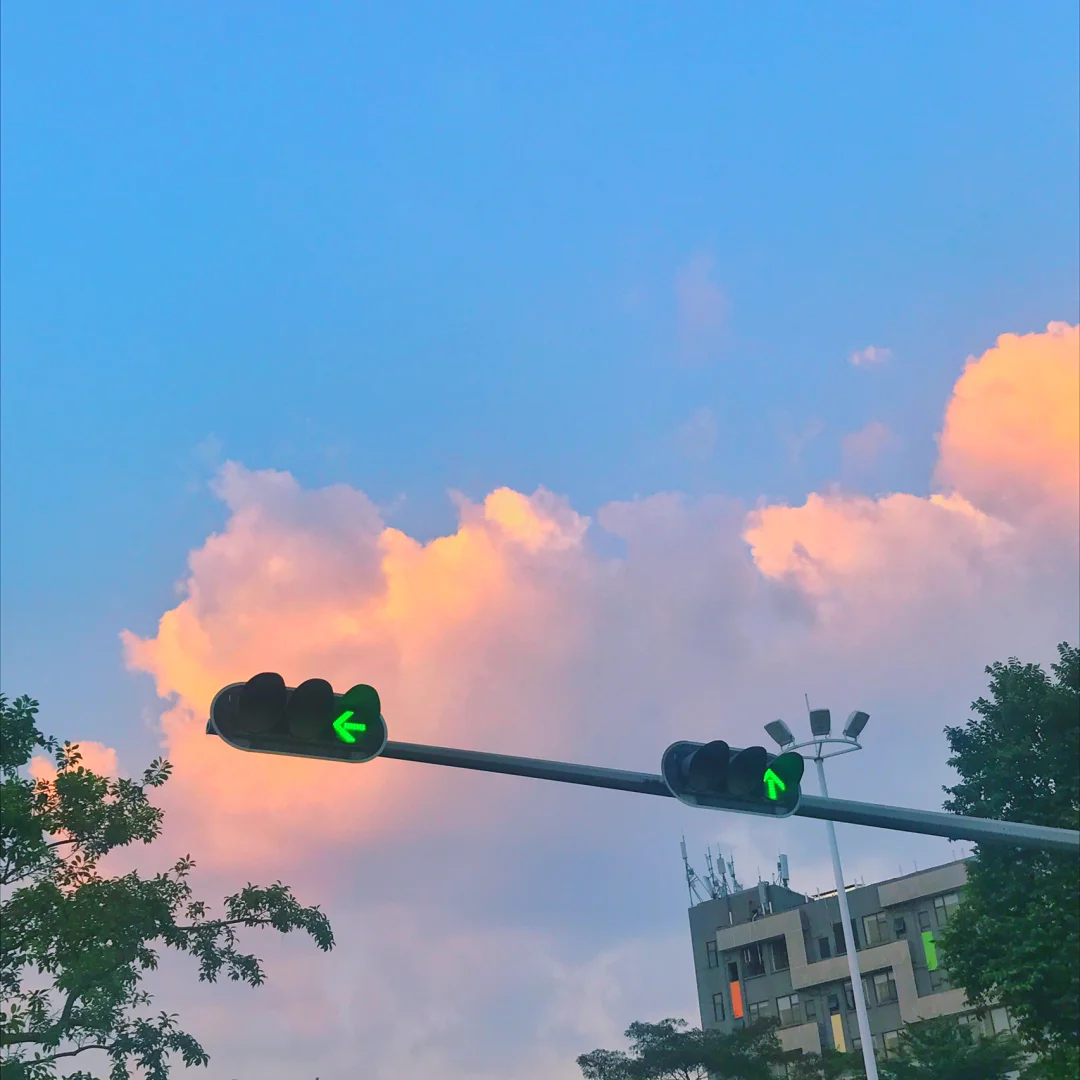 夕阳下·天空色彩