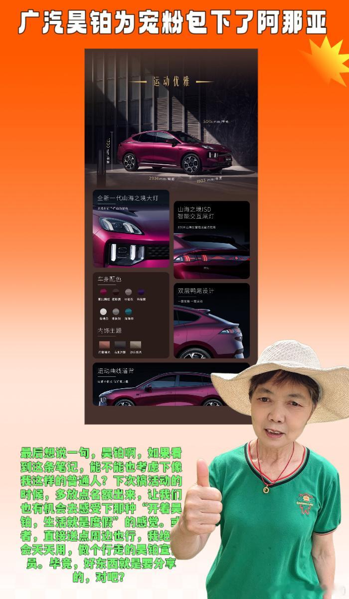 6月12号那天，广汽昊铂包下了整个阿那亚，说是要搞个宠粉活动。我刷到这...