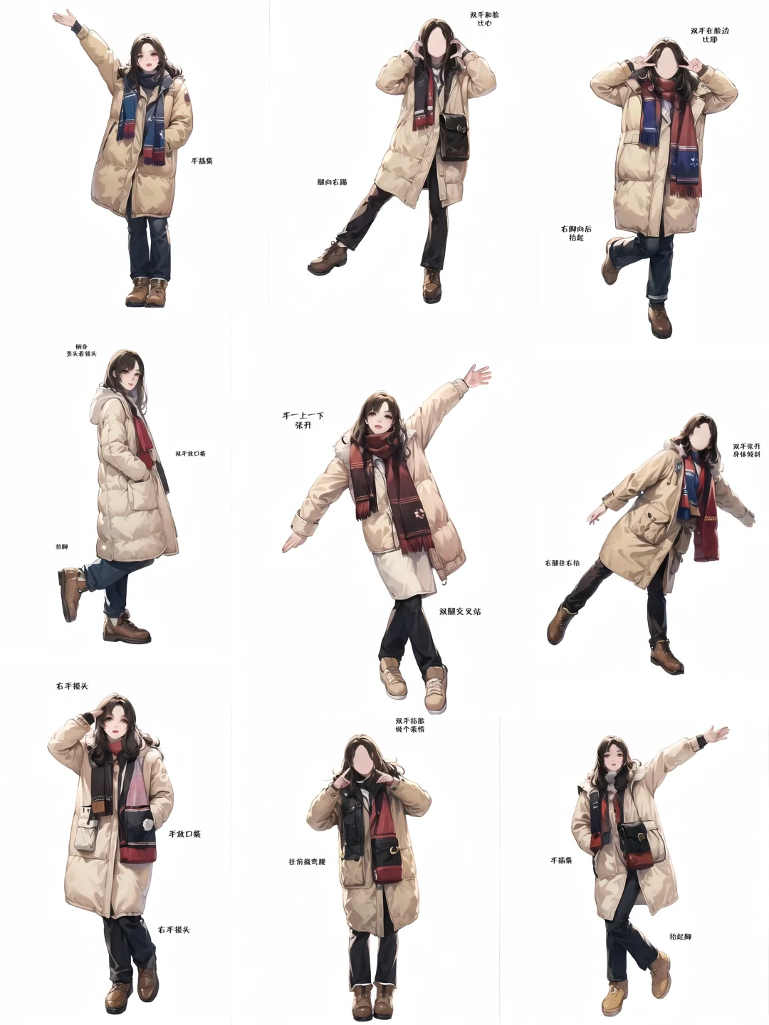 万能站姿拍照姿势｜冬天也要拍好看的照片！