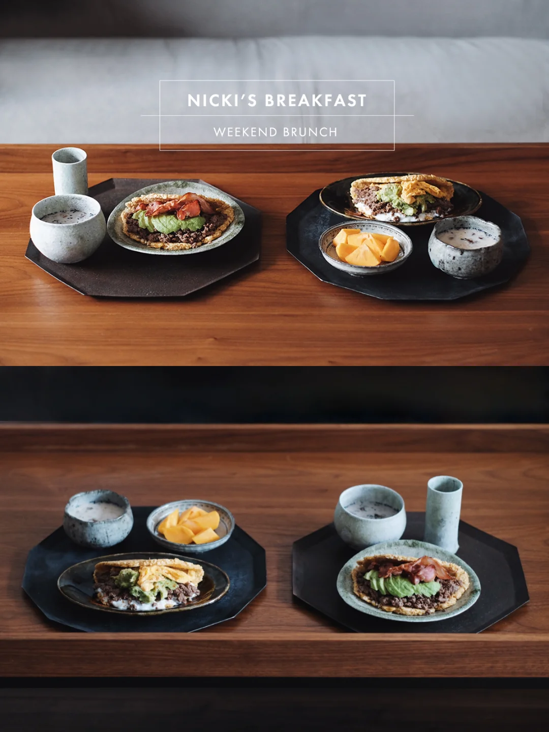 冬季时令餐桌｜两个人的燕麦早餐日