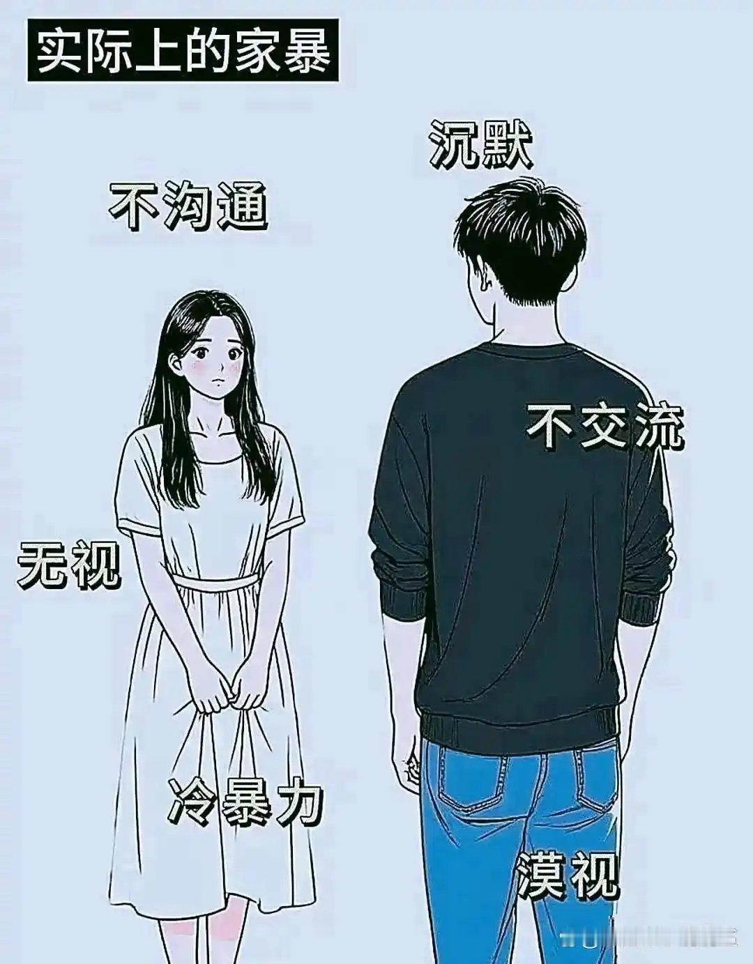 你以为的家暴 vs 现实中的家暴 ​