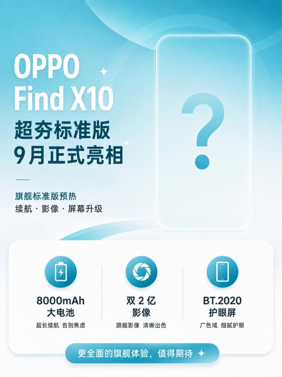 Pro 的配置塞进标准版，Find X10也太会玩！