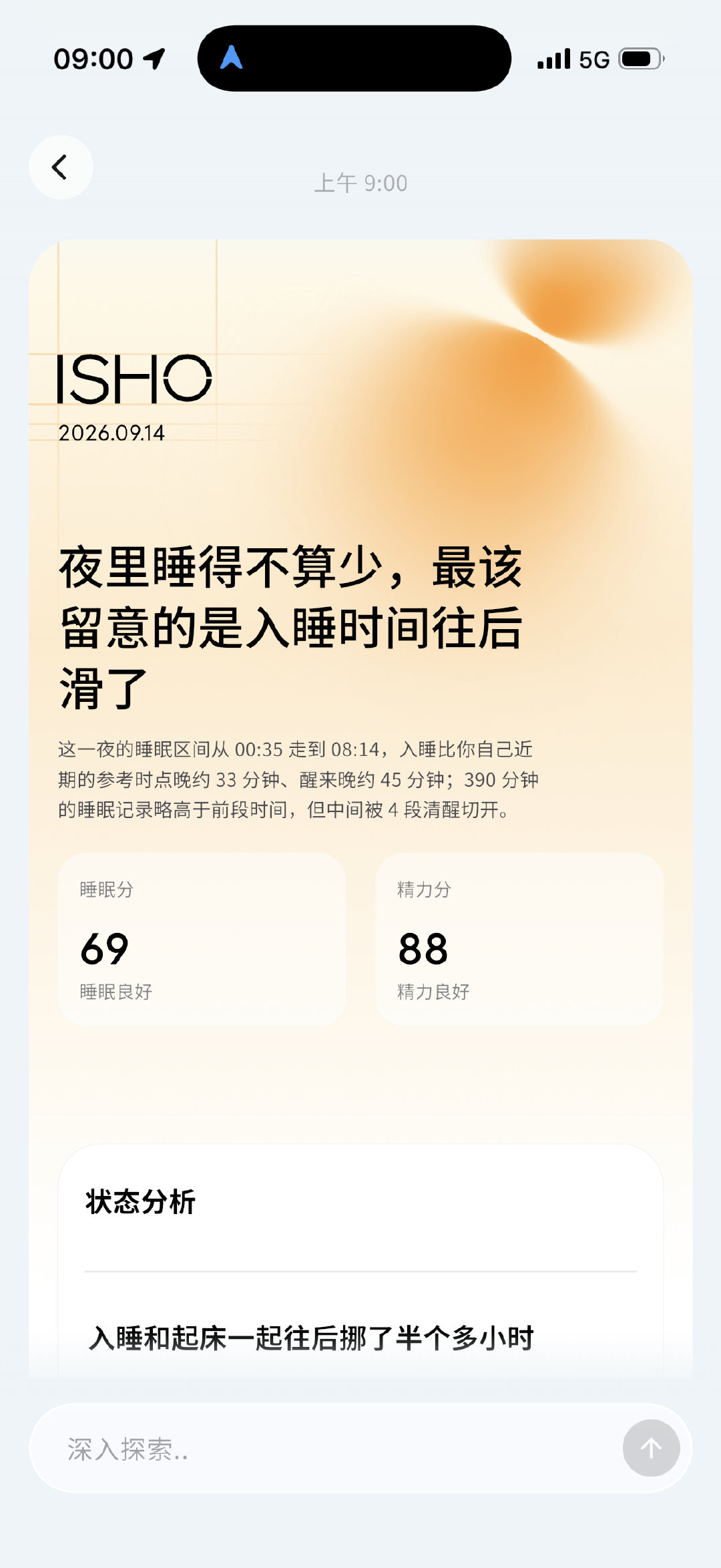 大家周末休息的好吗？参加ISHO app内测的同学欢迎分享数据交流心得[爱你] ​