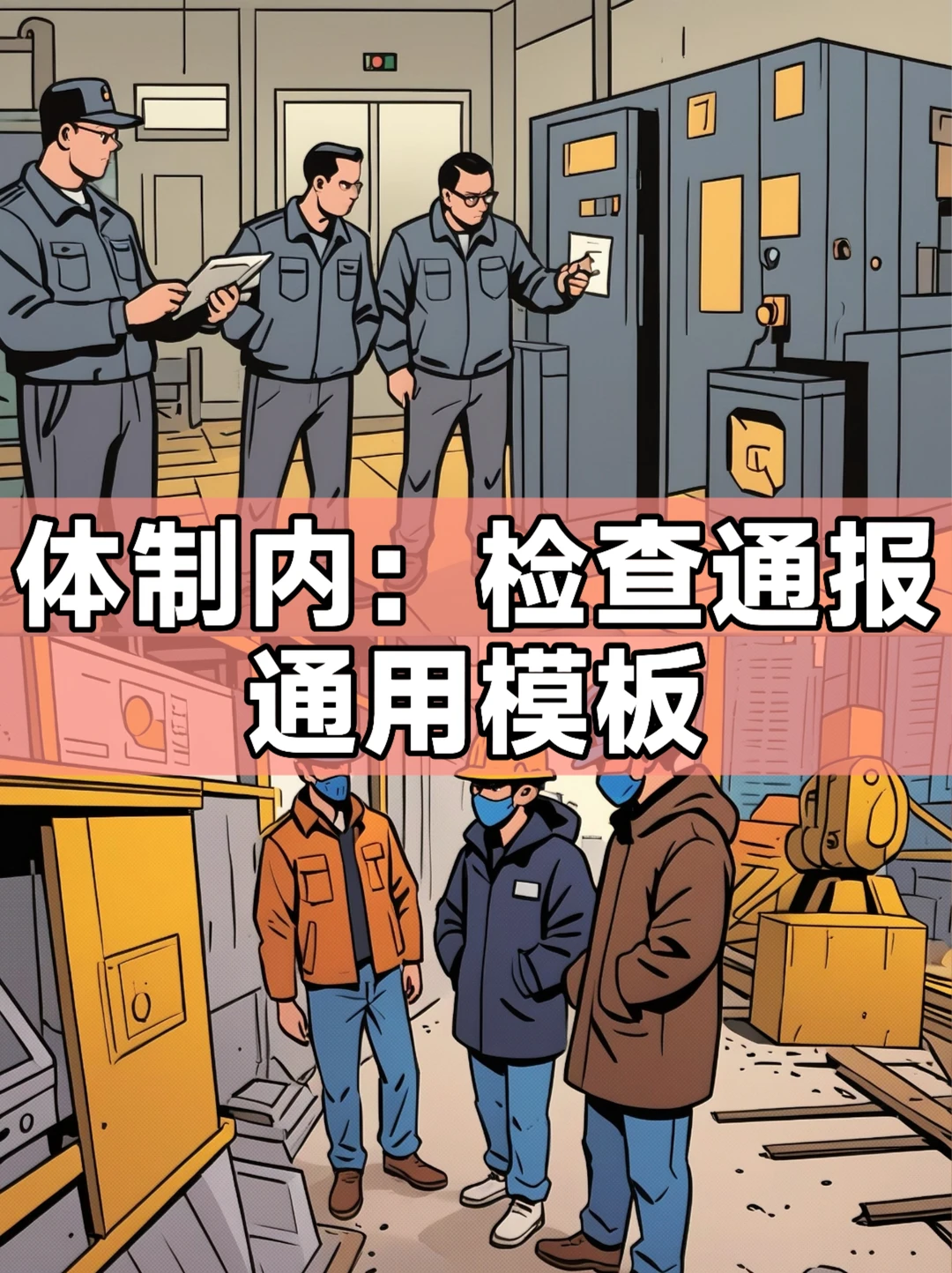 体制内：检查通报通用模板