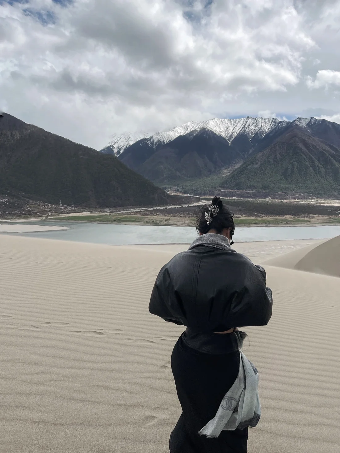 西藏旅游｜雪山配沙漠，三山夹两河—佛掌沙丘