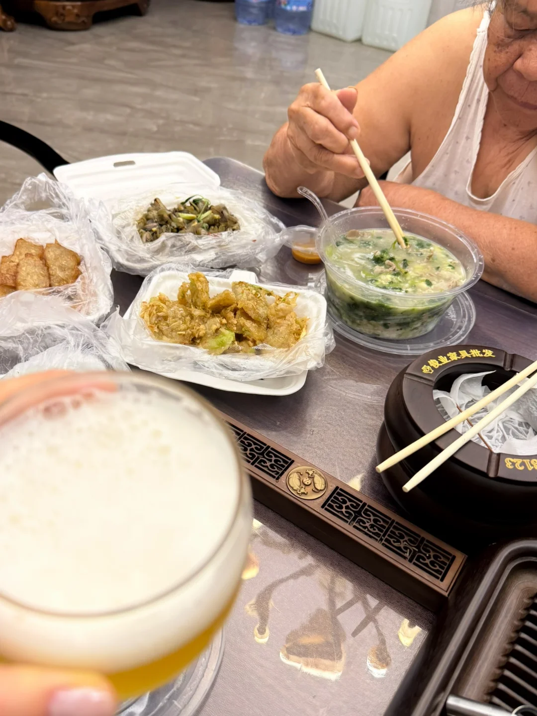回揭阳的两天 宵夜搭子是奶奶