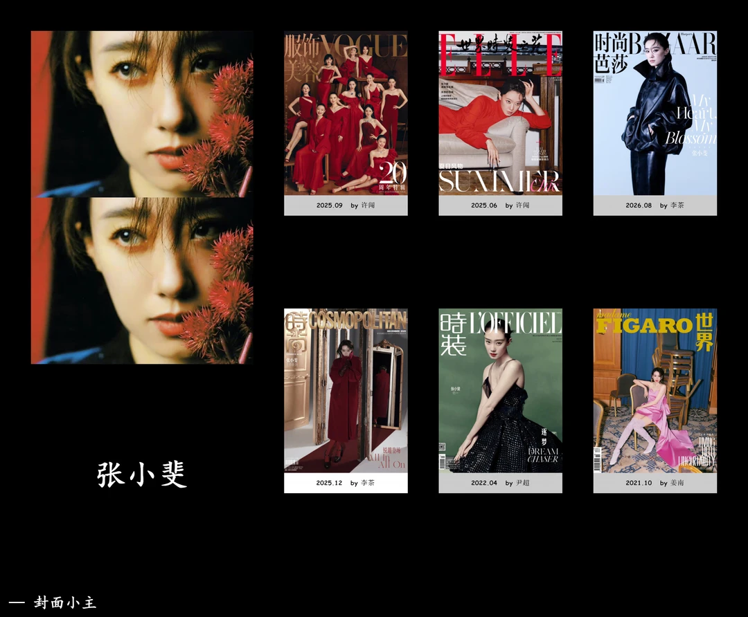 张小斐主流女刊合集