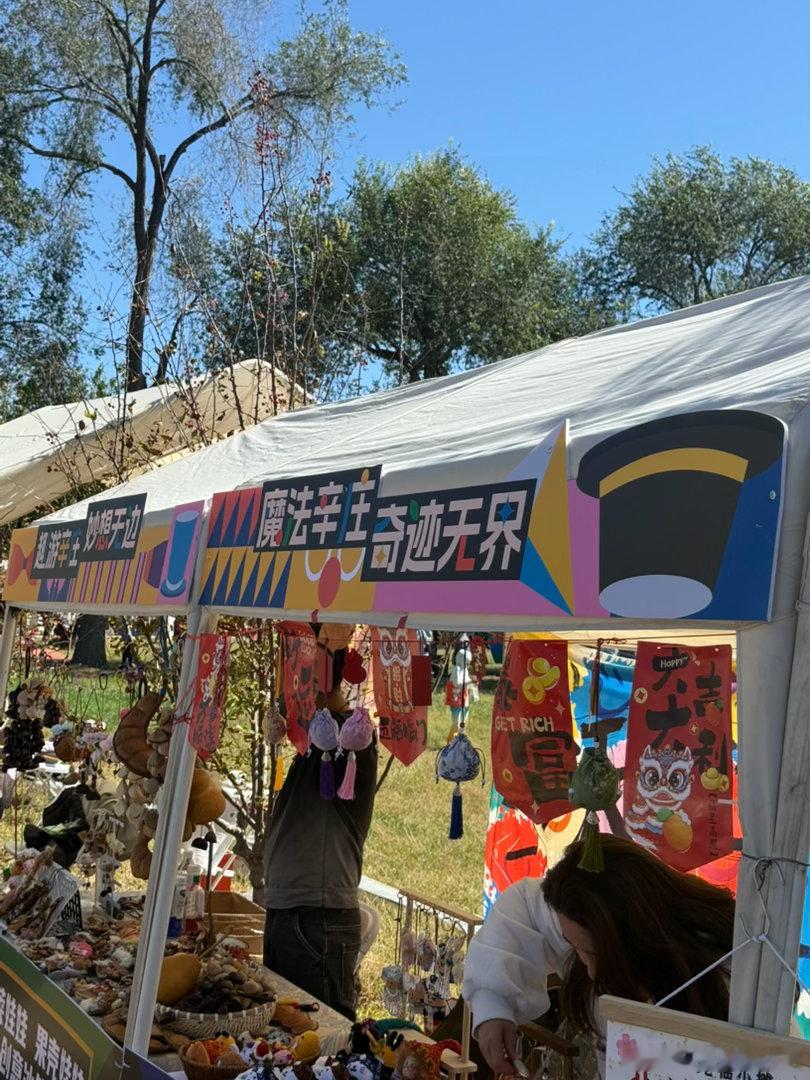 国庆来北京旅行，当然要去一趟辛庄，看魔术，逛市集，太有氛围感了！魔法辛庄奇迹无界谁还没来昌平看魔术 ​​​