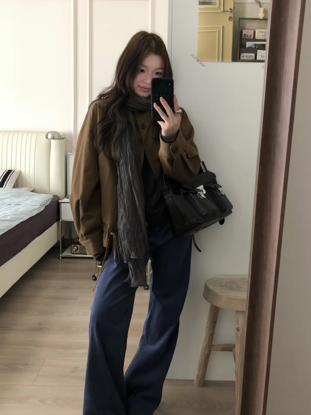 夹克给的复古感🟤