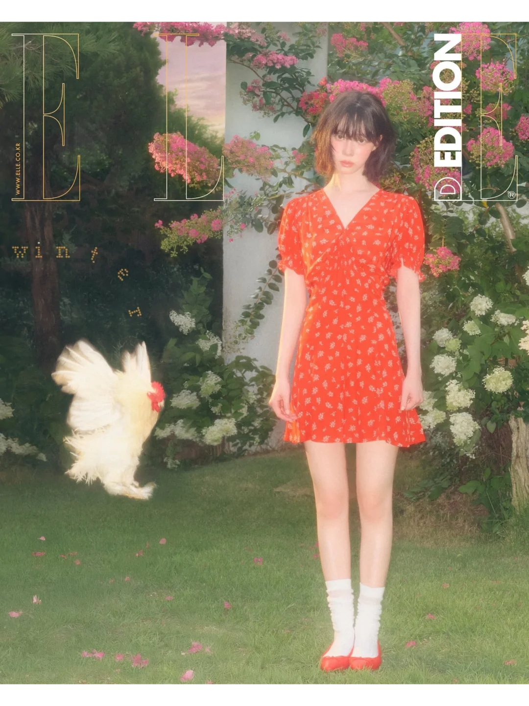 Winter金玟庭 | 2025.9 ELLE Korea杂志