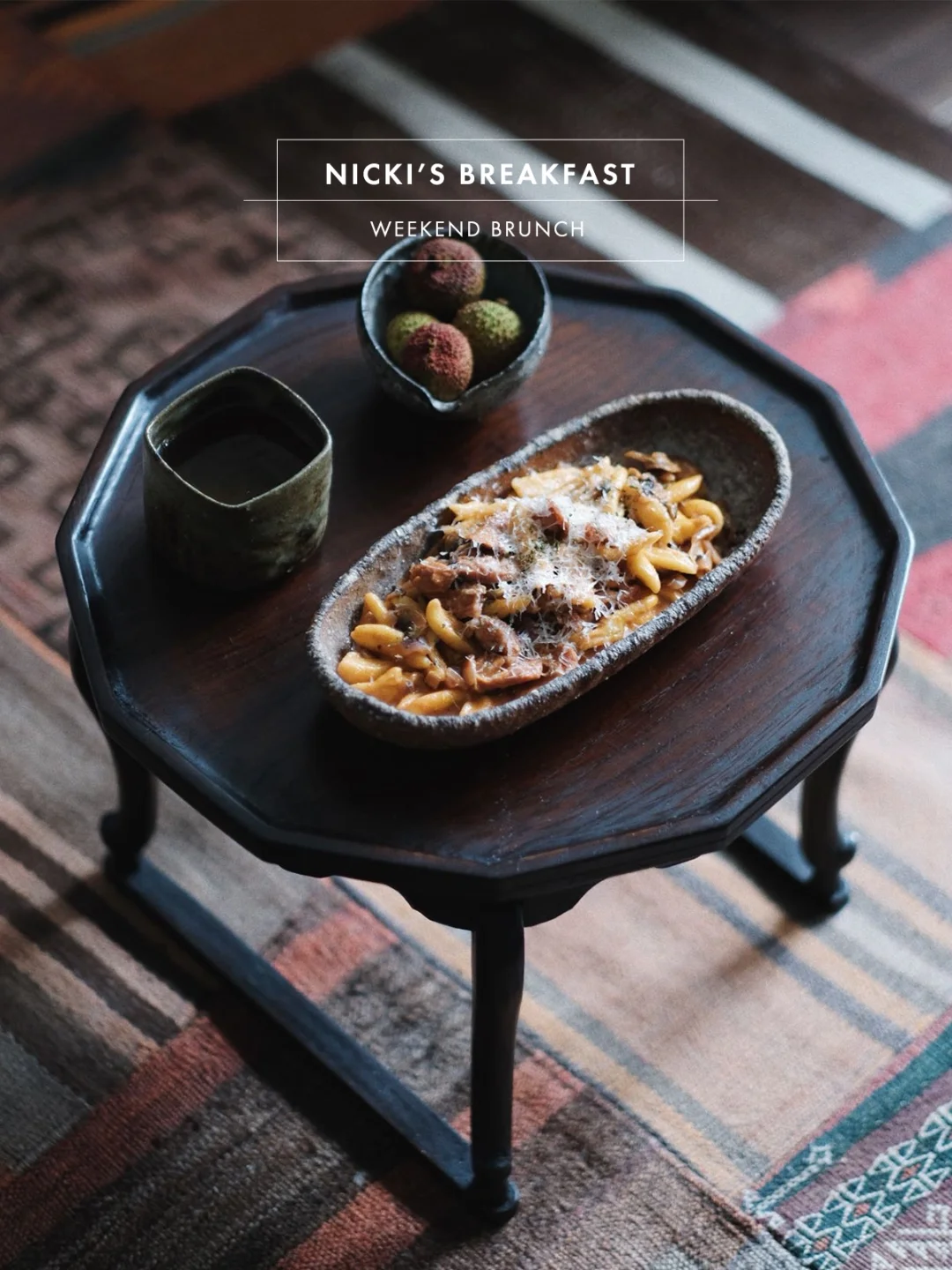 把面疙瘩变成和平日里不一样的模样…