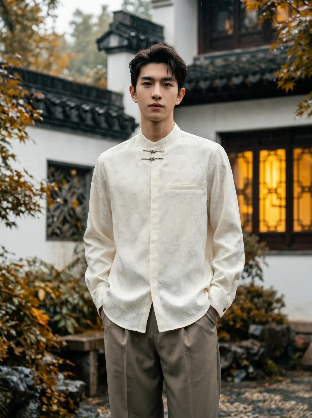 新中式穿搭｜拒绝烂大街男生穿它真的好显贵