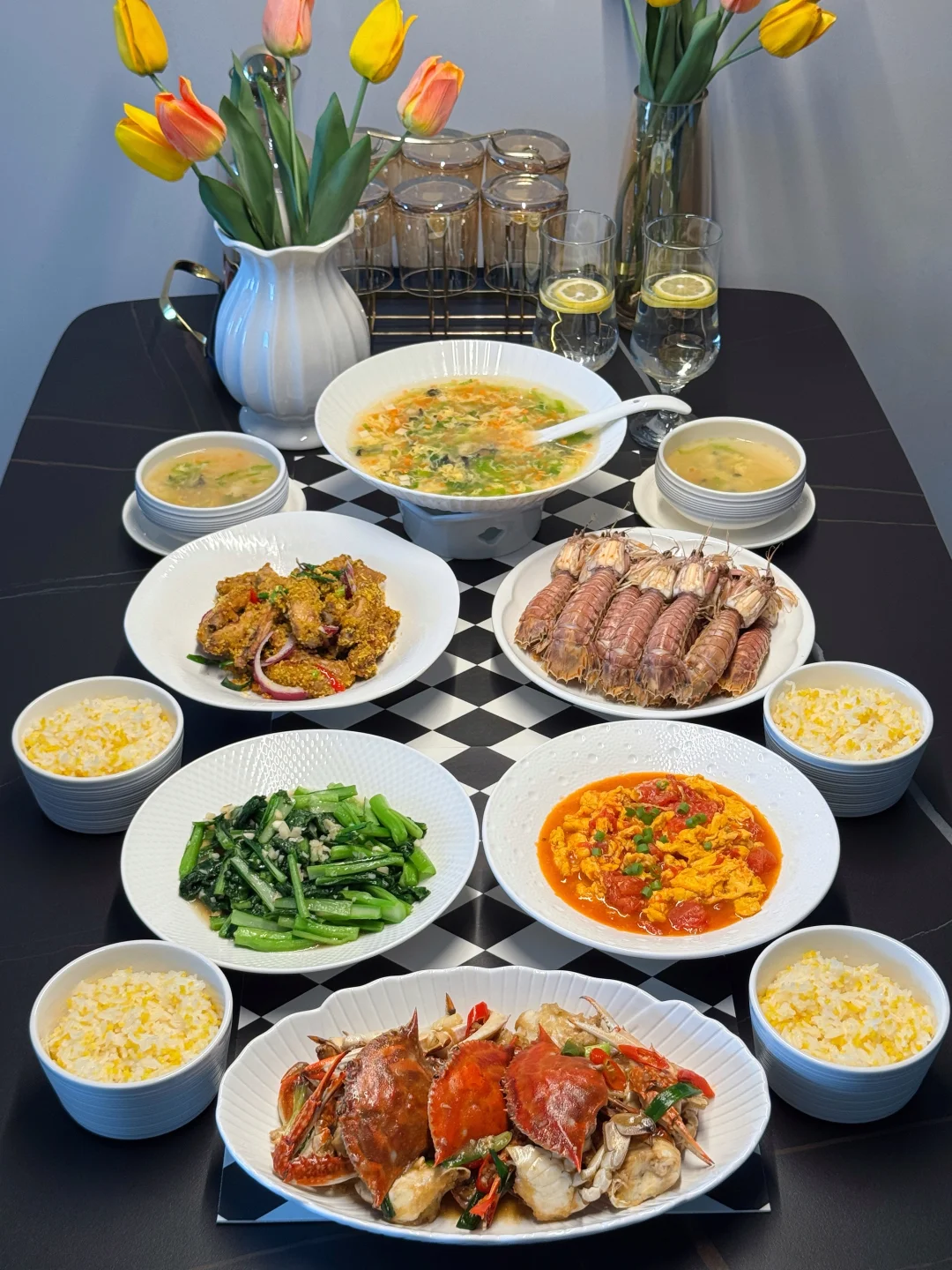 普通人家的饭菜没什么特别的，就是吃着舒服