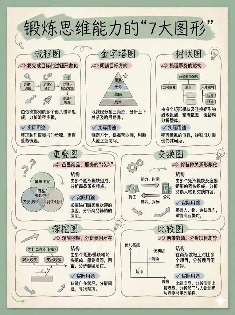 锻炼思维能力的“7大图形”