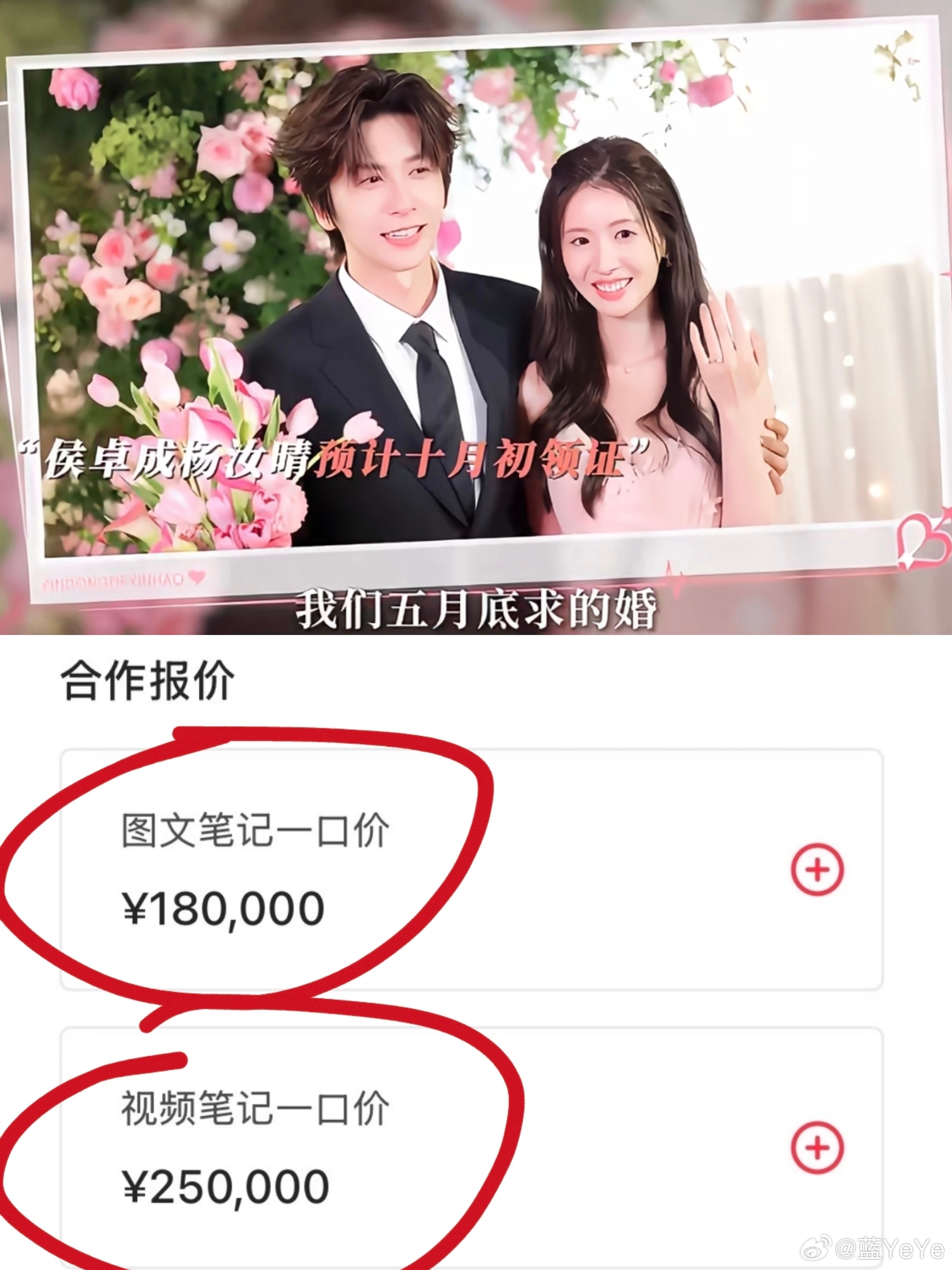 恋综嘉宾杨汝晴一条图文报价18万，一年接六条广实现年入百万认真谈恋爱就...