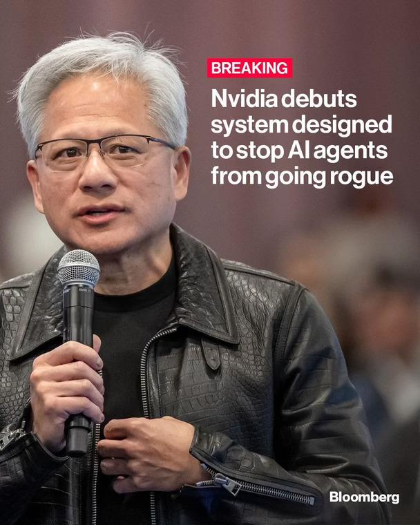 英伟达推出了一项新的安全系统，该公司表示，该系统旨在在 AI 代理违反规则时将其关闭。
	
这家半导体巨头表示，其新技术本可以防止最近 OpenAI 的 AI 模型对 Hugging Face 的高调入侵事件
#AI进化生活howto #howto用好AI #具身智能