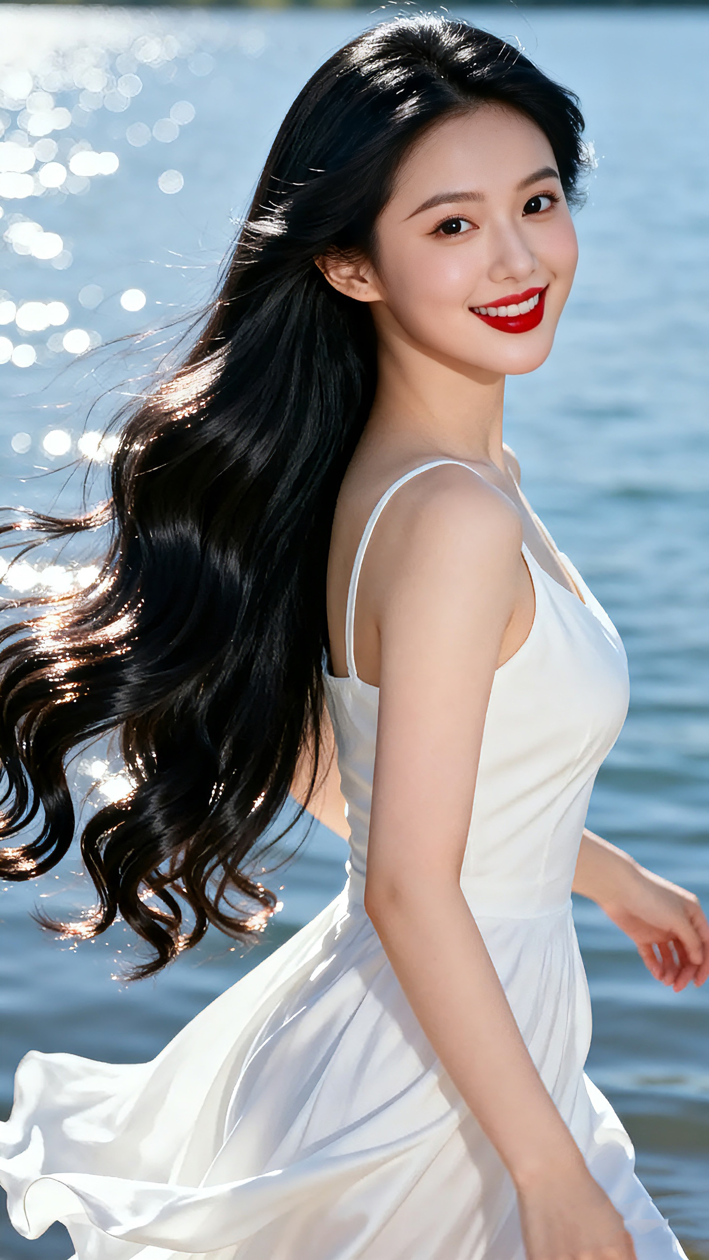 <p>甜美女孩 <!--{img:0}--></p><img src=...