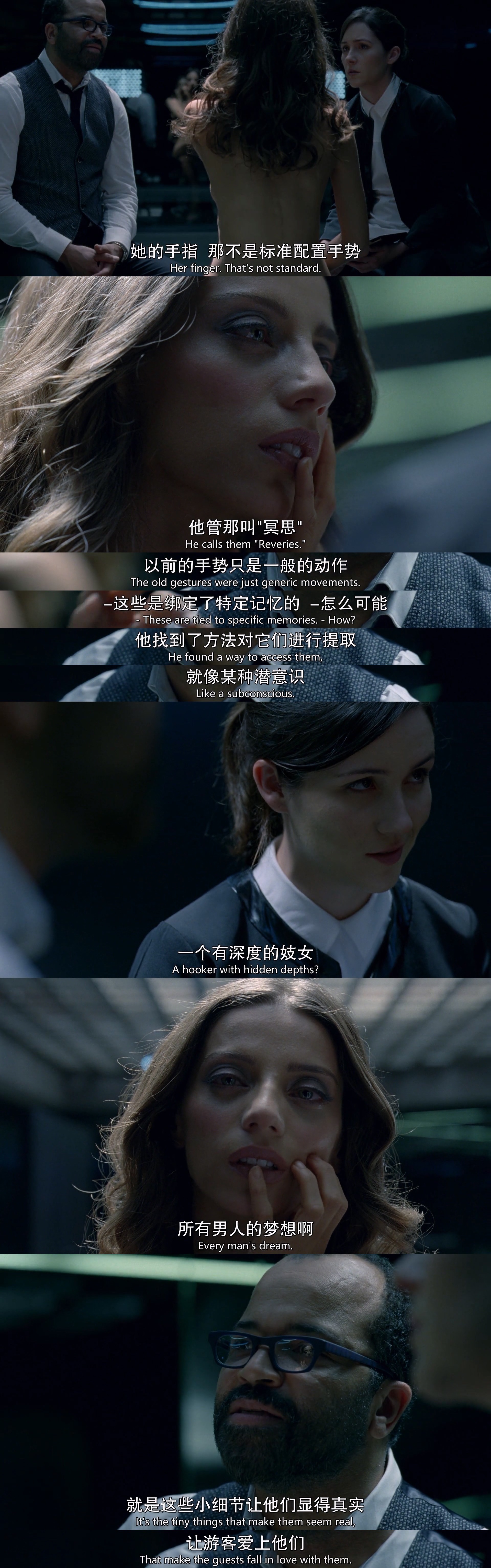 都斥巨资拍了《西部世界》这么一个故事警世，告诉大家人性经不起考验"Th...