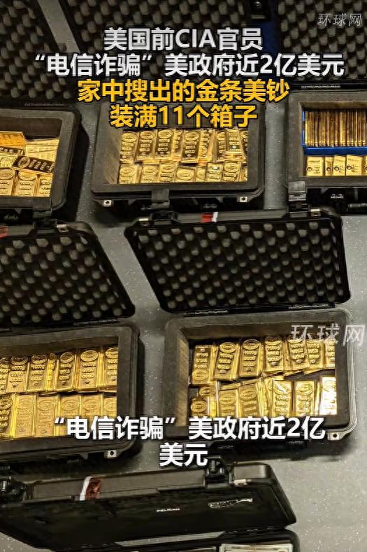 “难以置信！”美国弗吉尼亚州，一名前CIA官员打着“机密项目”的旗号，骗走约1.94亿美元。他声称“需向未具名个人输送高价值商品”，298根金条却从自己家里搜了出来！如今他认罪，同意交出金条、2辆宝马和佛州4处豪宅，所谓的秘密任务，成了给自己置办家产。

这笔巨款，是怎么从政府账户流进他腰包的？