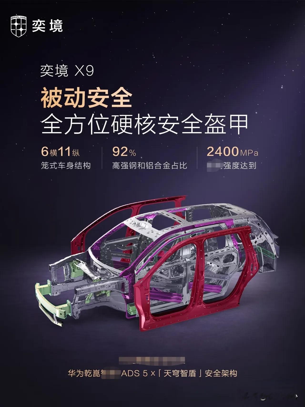 一直钟情问界M8，也去试驾过几次，体验很好，迟迟不下手的主要原因，低配智驾不合我心意，适合我意图的智驾要加钱选装。

奕境x9上市，全系标配华为高阶智驾和激光雷达，价格比问界还便宜，这立马引起了我的关注。

周末，带上媳妇去试驾了一下。
空间宽敞，我1米8的个子，坐进
