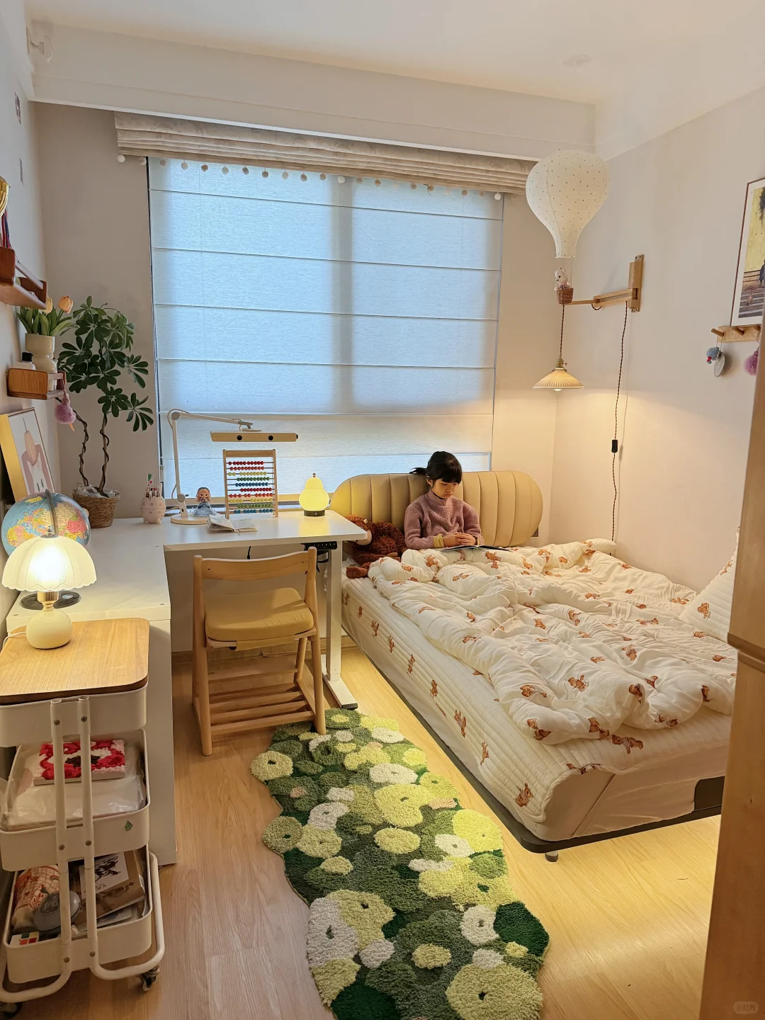 7m²半包围儿童房，应有尽有，可以住到18岁吧