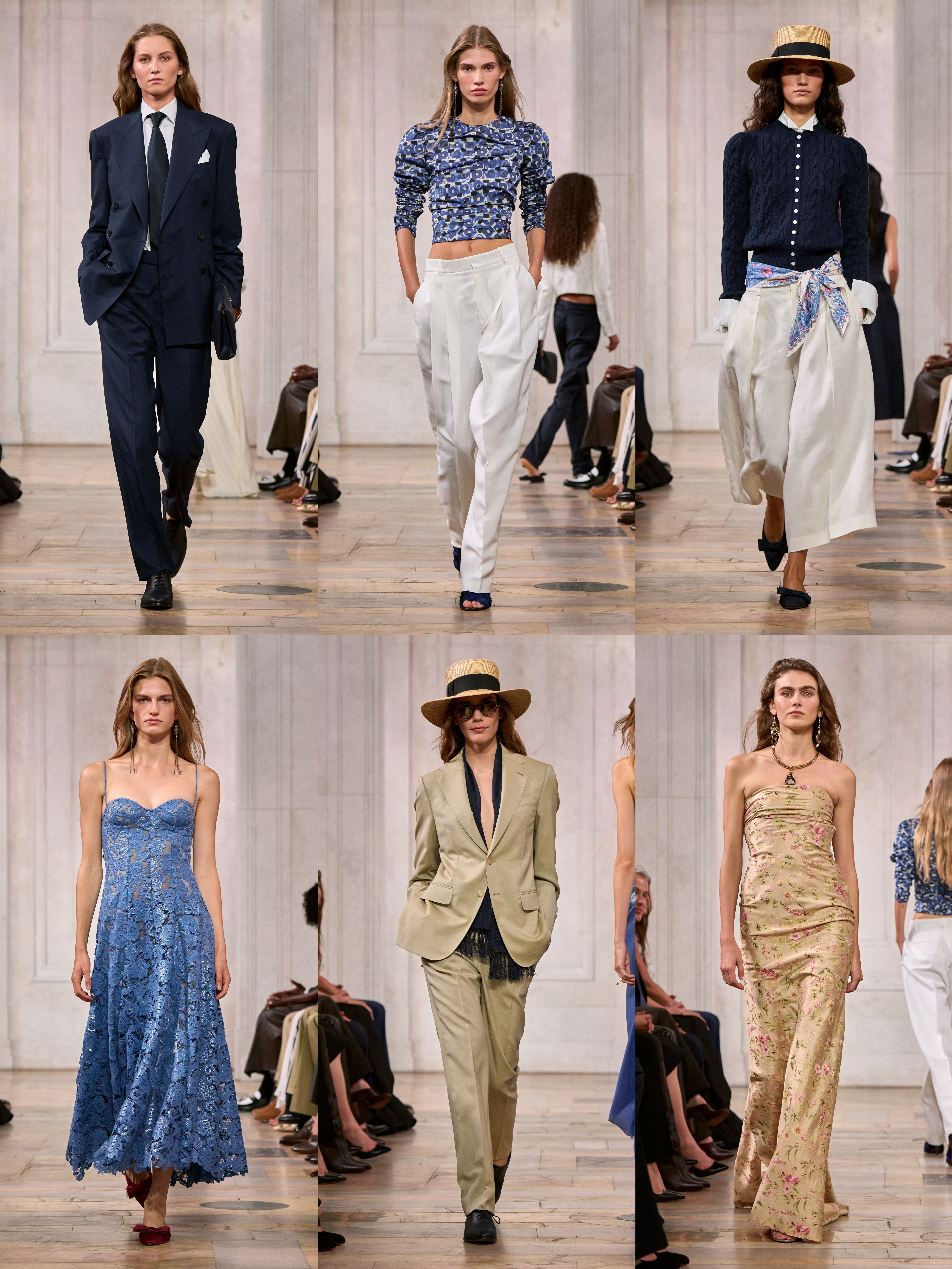 #拉夫劳伦2027春季时装秀#

纽约时装周开走 ，Ralph Lauren 自然是一大重要看点 ！全新一季拉夫劳伦2027春季时装秀拉开隆重序幕 ，以刚柔并济为主题 ，率性演绎品牌新季系列的浪漫新篇章  ～ 

其中演员高圆圆作为大秀嘉宾亦同步受邀出席。机场出发look主打松弛干练的美式日常质感 ，白色短款工装夹克 ​