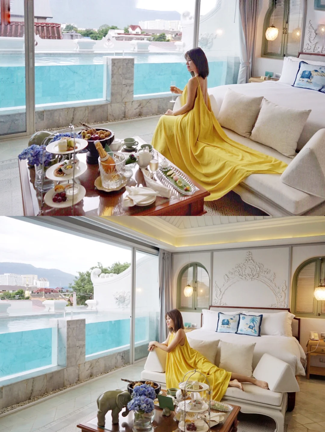 清迈酒店|The inside house 宮殿式透明泳池