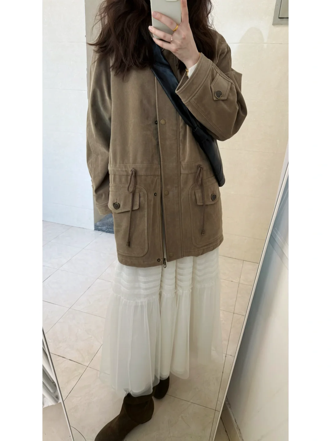 cleanfit* 复古麂皮外套