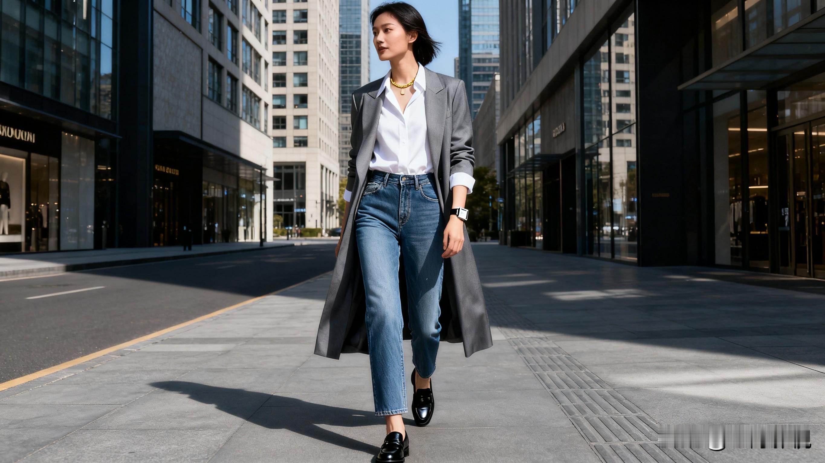 被街拍小姐姐美到！基础款穿出高级感，这搭配思路值得抄作业