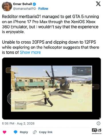 【爱好者利用微软 Xbox 360 模拟器 XeniOS，成功在苹果 ...