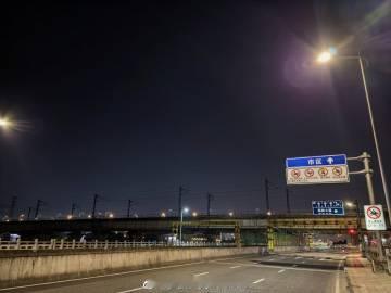 今天高温橙色预警，零上36°C，夜骑桥东路-广和沿江路-江南大道，一圈...
