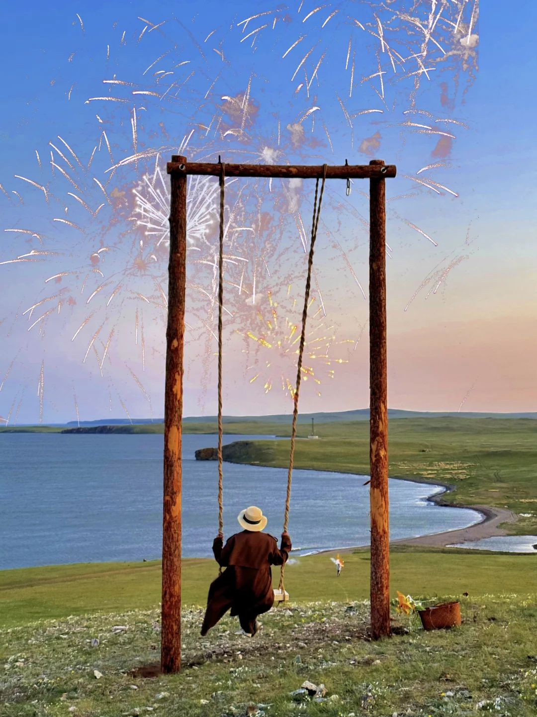呼伦贝尔就是海滨城市‼️草原尽头是大海