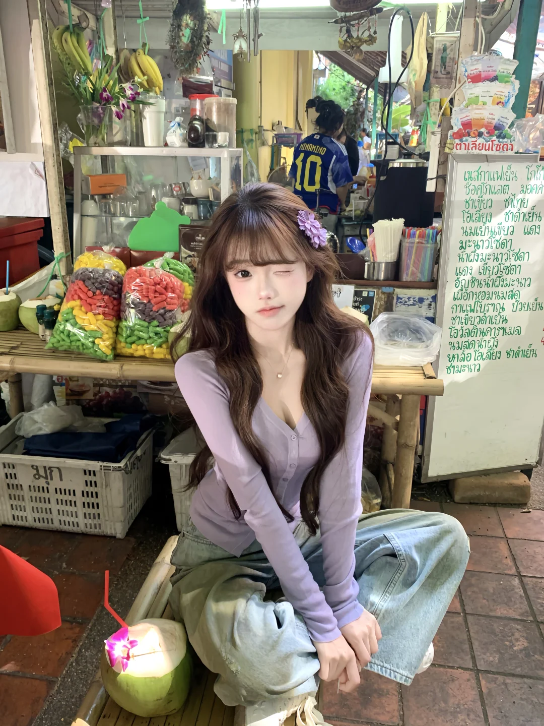 泰兰德的夏天是彩色的🧩💜🌈🥥