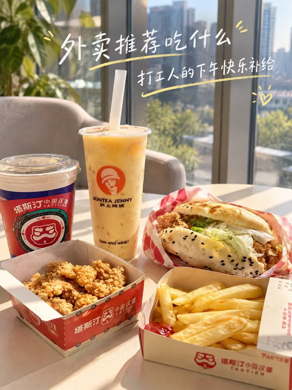 外卖推荐吃什么？打工人的下午快乐补给
