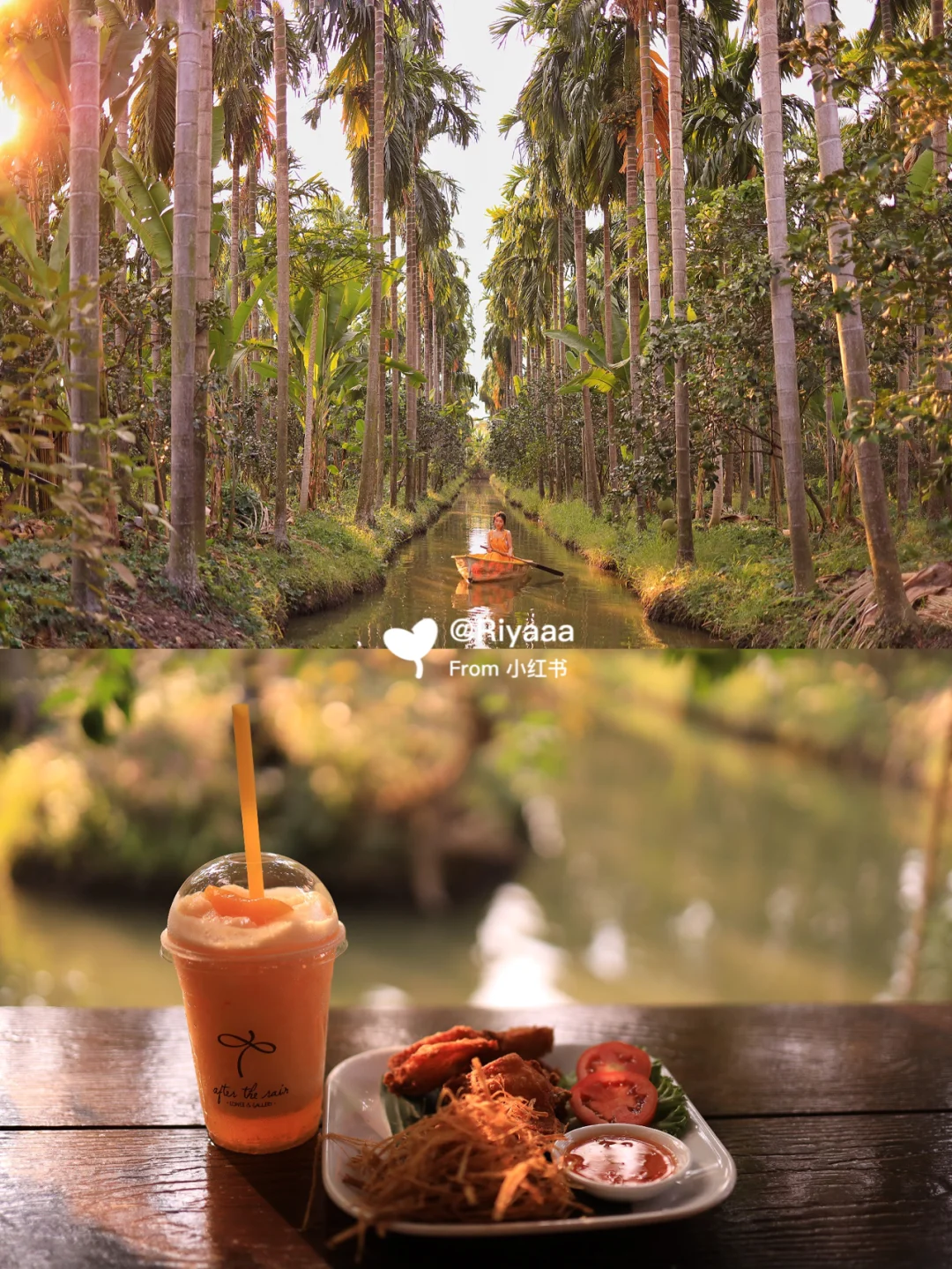 🌴曼谷超高性价比可以划船的热带雨林下午茶