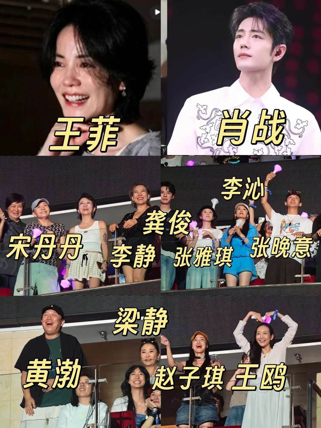 那英北京演唱会❗大半个娱乐圈都去了！