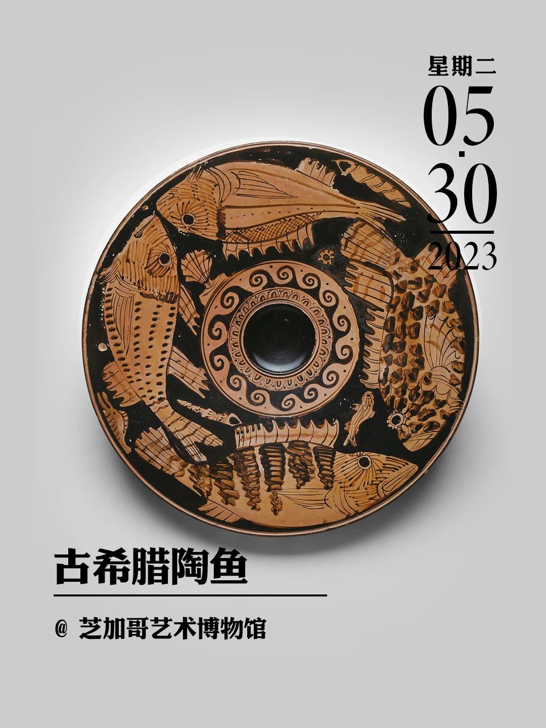 文物会说话|古希腊陶鱼盘