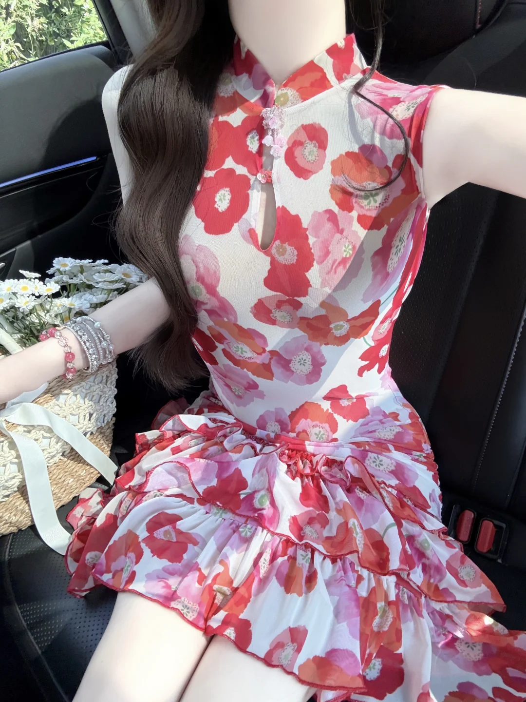 漂亮是一种感觉🫧新中式度假碎花裙～🌸
