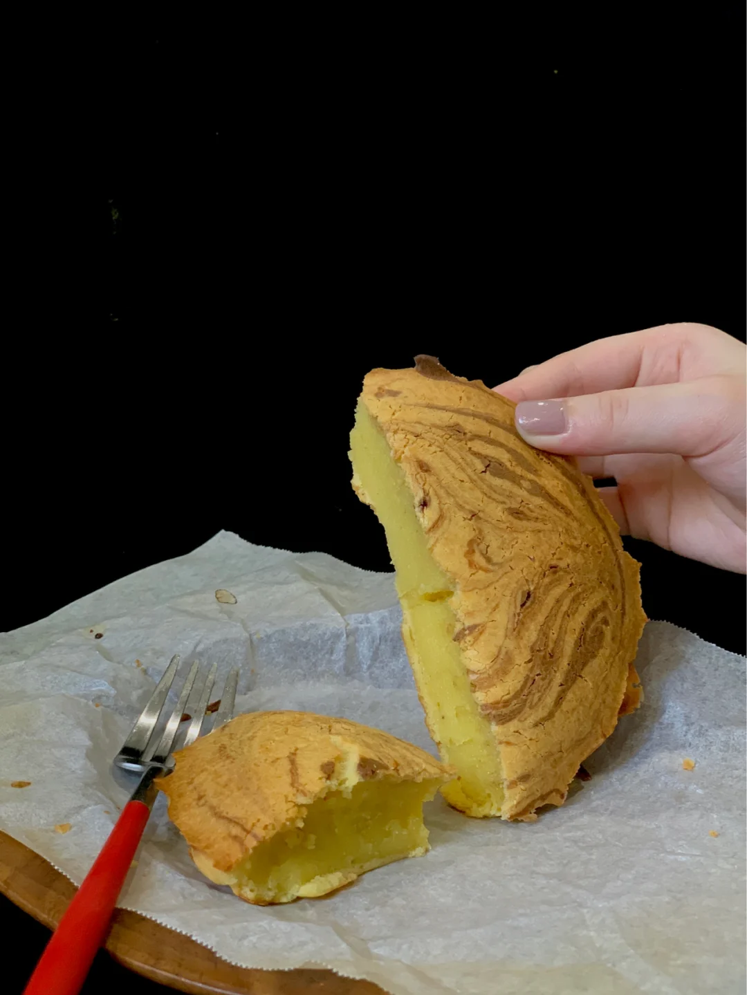 外酥里糯❗️糯叽叽大理石粑粑🤤o失误