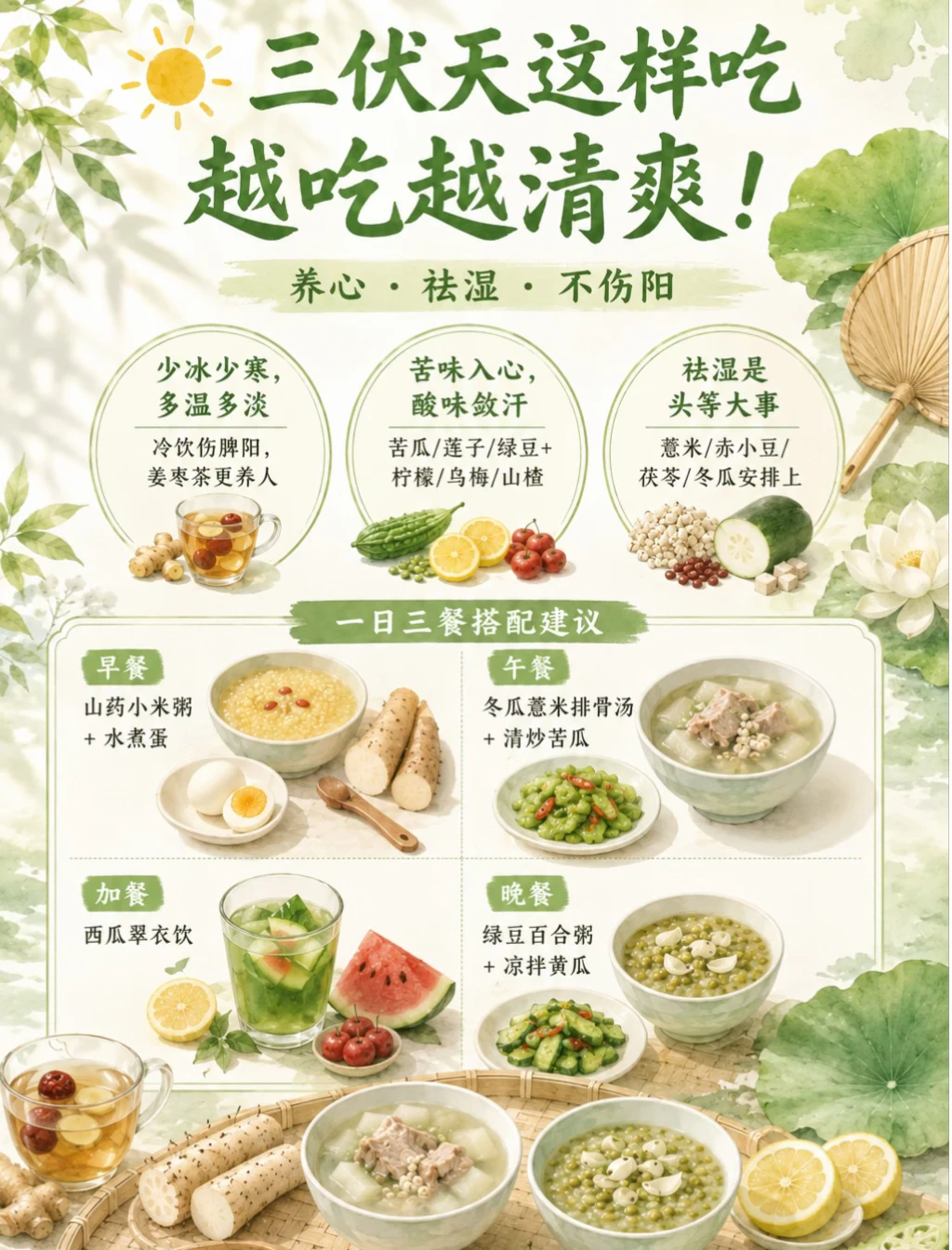 ㊙️三伏天这样吃👍越吃越清爽🔥🔥🔥