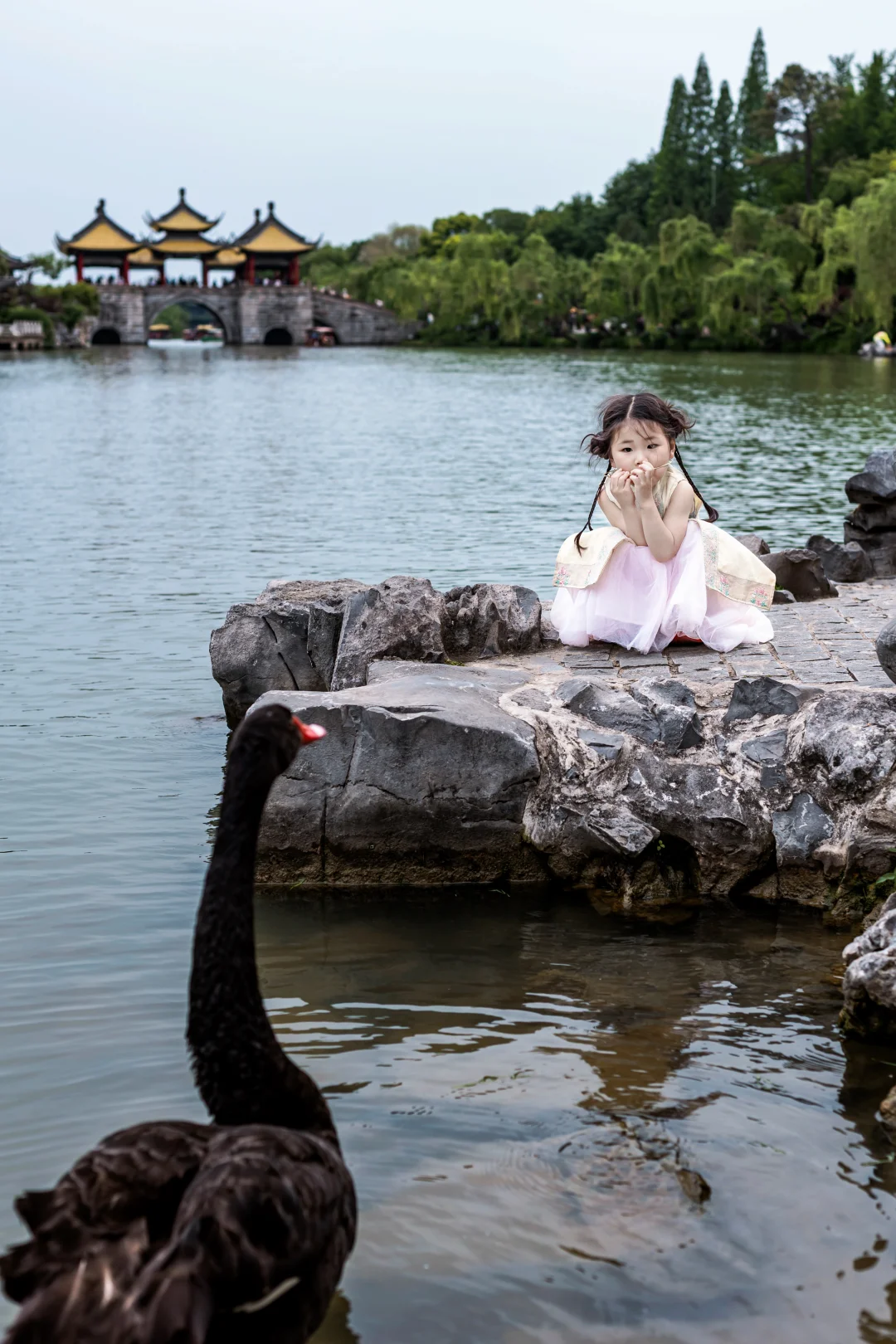 没错，总要带女儿来一趟瘦西湖吧
