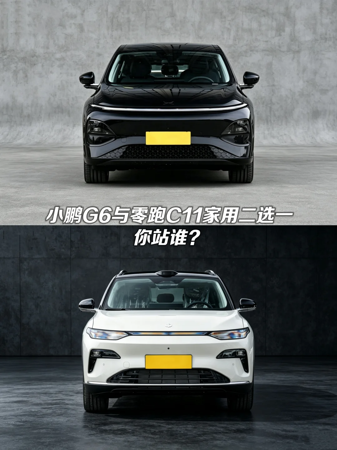 小鹏G6与零跑C11家用二选一，你站谁？