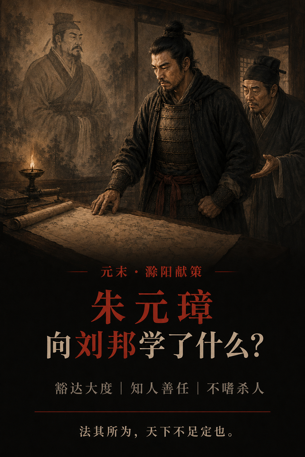 元末，李善长初见朱元璋，向其献策，让朱凡事都学刘邦。朱元璋的行事学习了刘邦什么？Claude对此解答：

这段轶事出自《明史·李善长传》，记载的是李善长在滁州初见朱元璋时的进言，原话大意是："秦末大乱，汉高祖刘邦以一介布衣起家，为人豁达大度、知人善任、不嗜杀人，只用了五年时间就成就帝业。您 ​